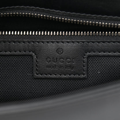 Gucci Calfskin Matelasse Monochrome Small GG Marmont Shoulder Bag Black 5 of 9