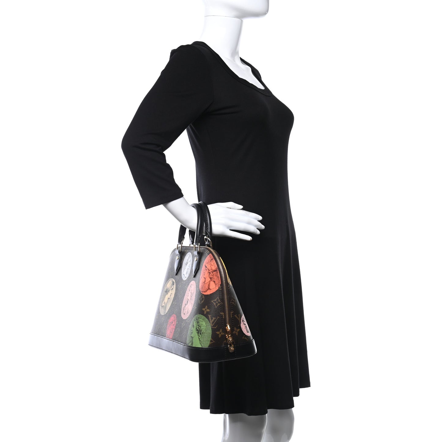 X FORNASETTI Monogram Cameo Alma PM