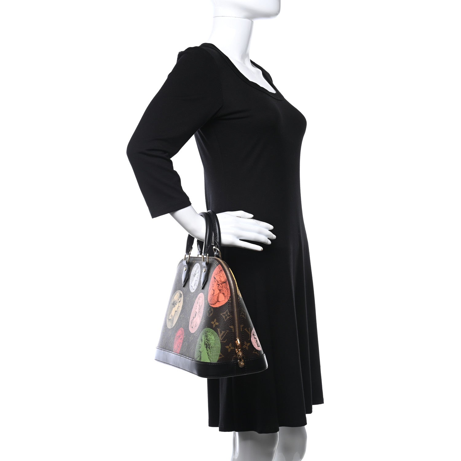 Louis Vuitton X FORNASETTI Monogram Cameo Alma PM 2 of 10