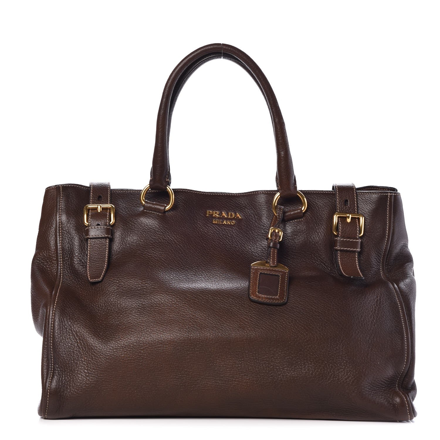 Prada Cervo Shopping Tote Bruciato 1 of 7