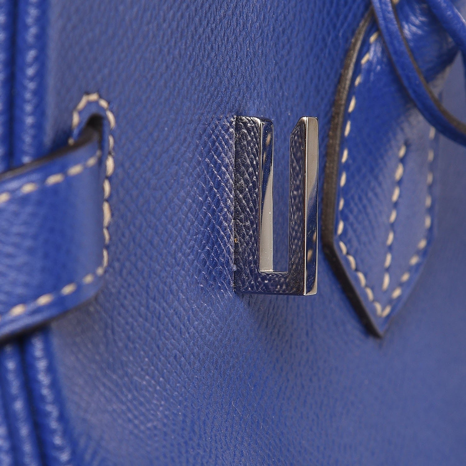 Hermes Epsom Candy Birkin 30 Bleu Electrique Mykonos 31 of 32