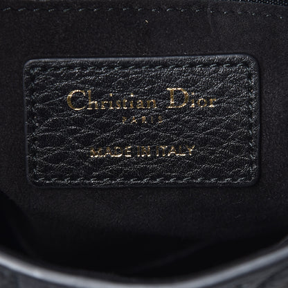 Christian Dior Grained Calfskin Cannage Small Supple Lady Dior Black 6 of 9