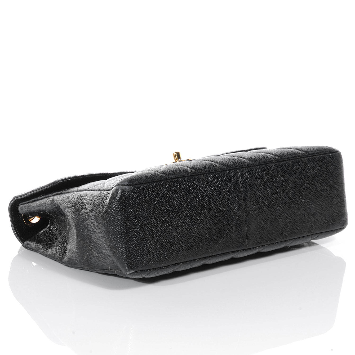 Chanel Caviar Jumbo Single Flap Black 4 of 9