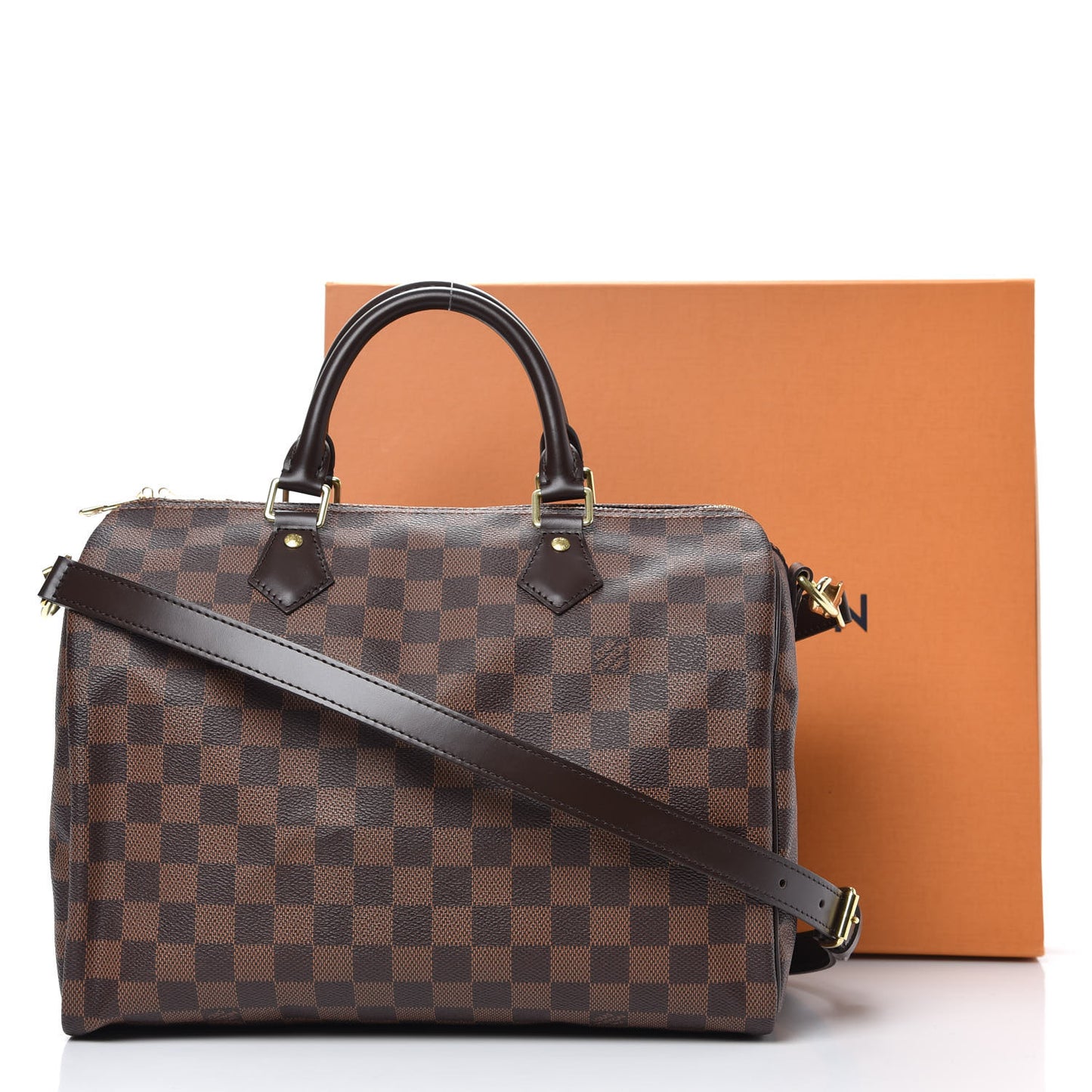 Damier Ebene Speedy Bandouliere 30