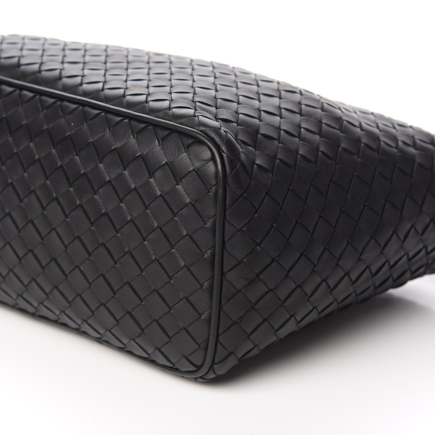 Nappa Intrecciato Small Shoulder Bag Black
