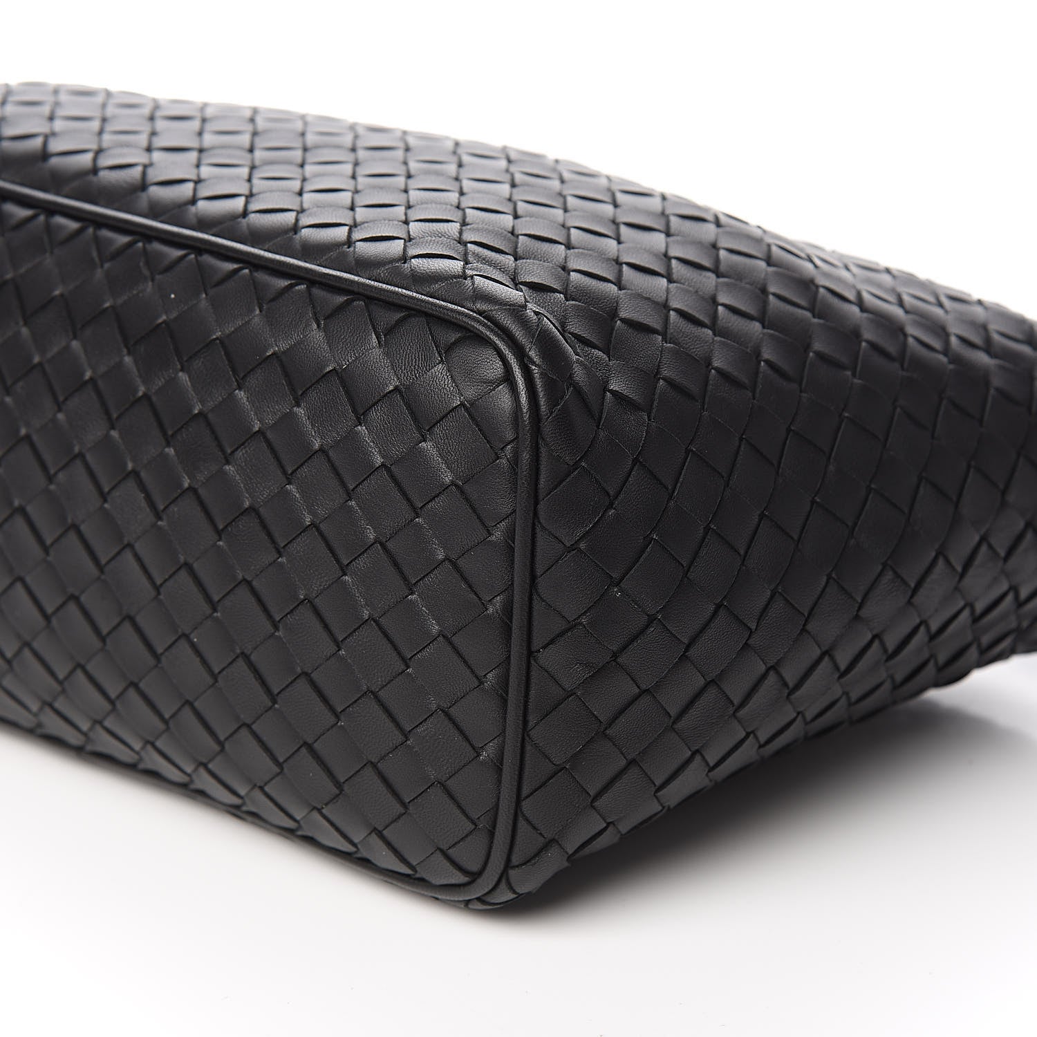 Bottega Veneta Nappa Intrecciato Small Shoulder Bag Black 9 of 10