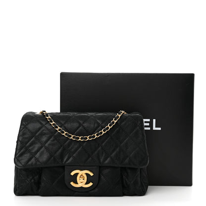 Chanel Iridescent Calfskin Quilted Small Chic Quilt Flap Black 13 of 13