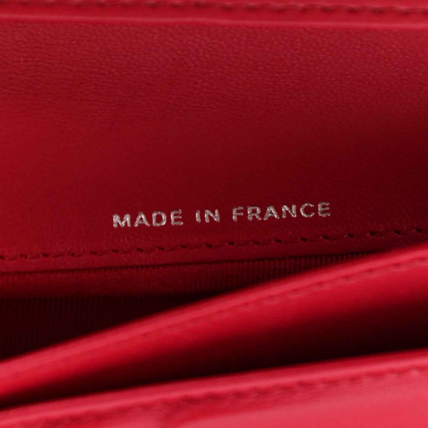 Lambskin Quilted Large Gusset Flap Wallet Fuchsia