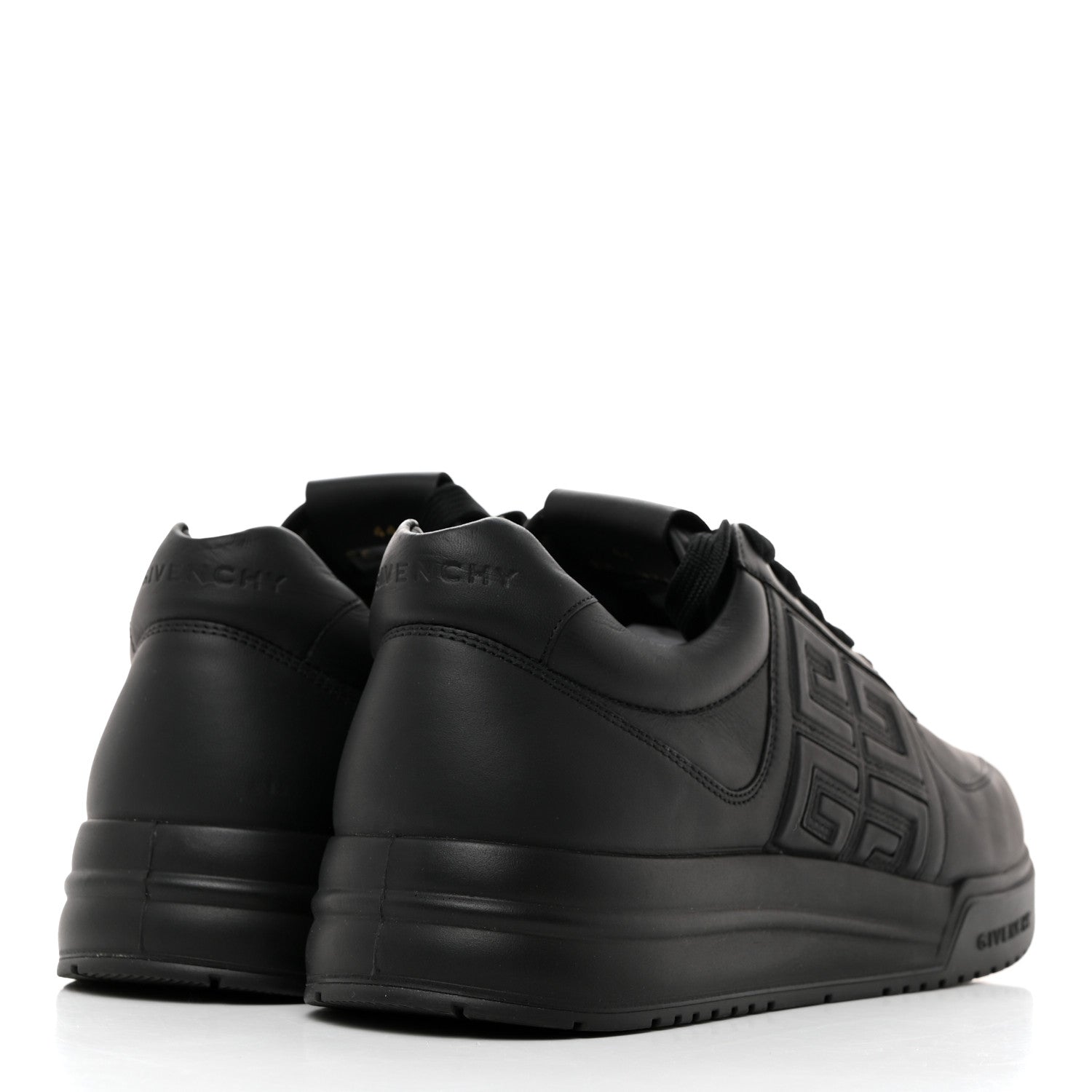 Givenchy Calfskin G4 Logo Embossed Mens Sneakers 44 Black 4 of 10