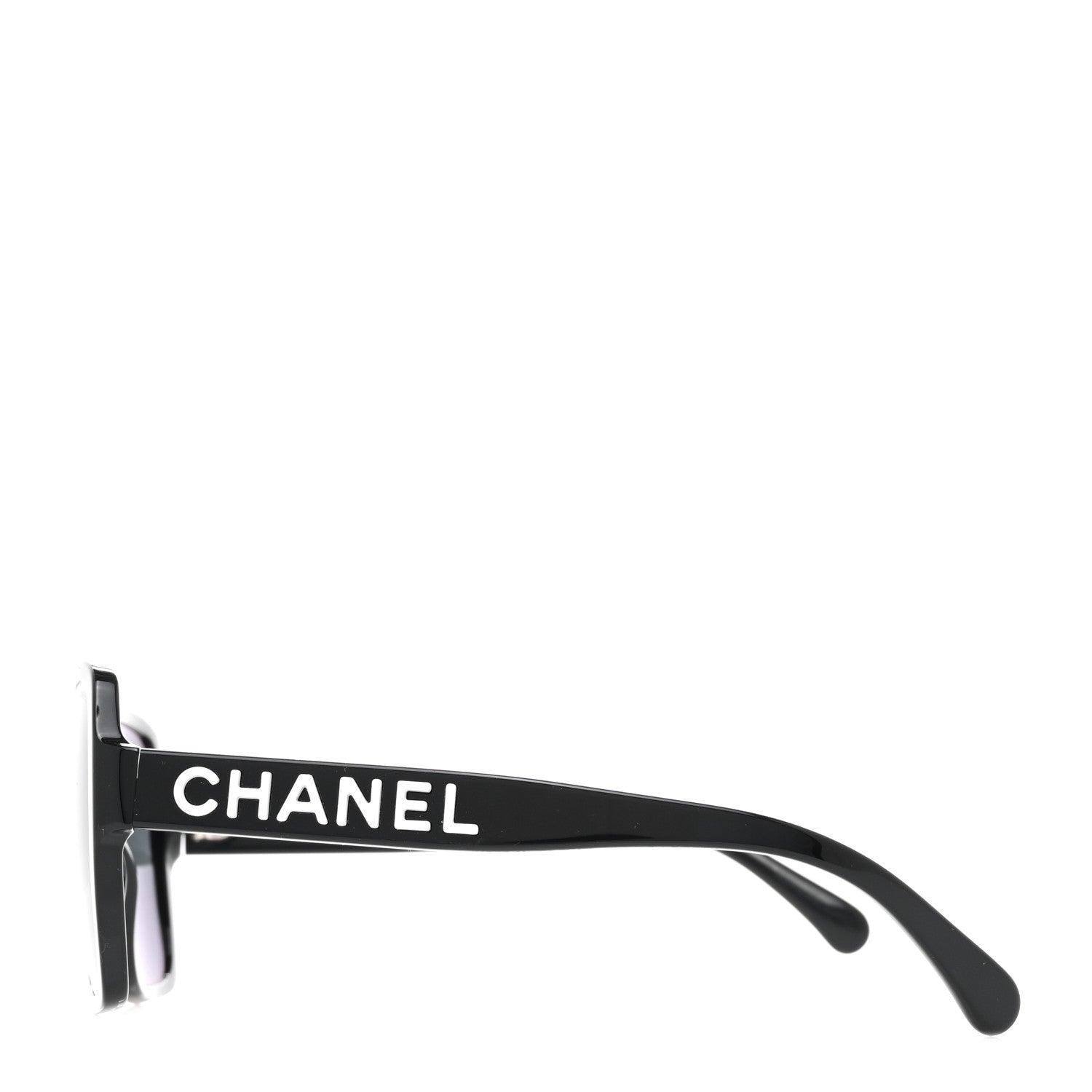 Chanel Acetate Square Sunglasses 5408 Black 3 of 7