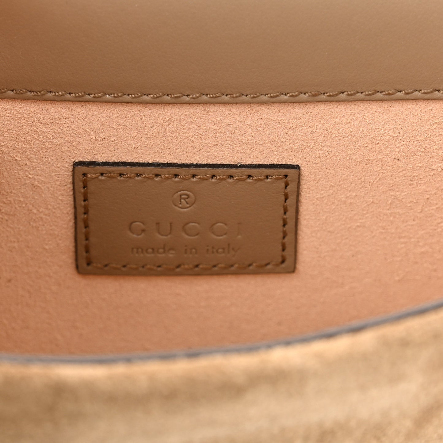GG Supreme Monogram Super Mini Dionysus Shoulder Bag Taupe