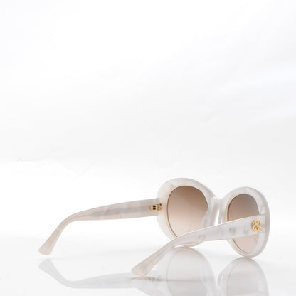 Gucci Acetate Round Sunglasses GG3829 F/S White 4 of 8