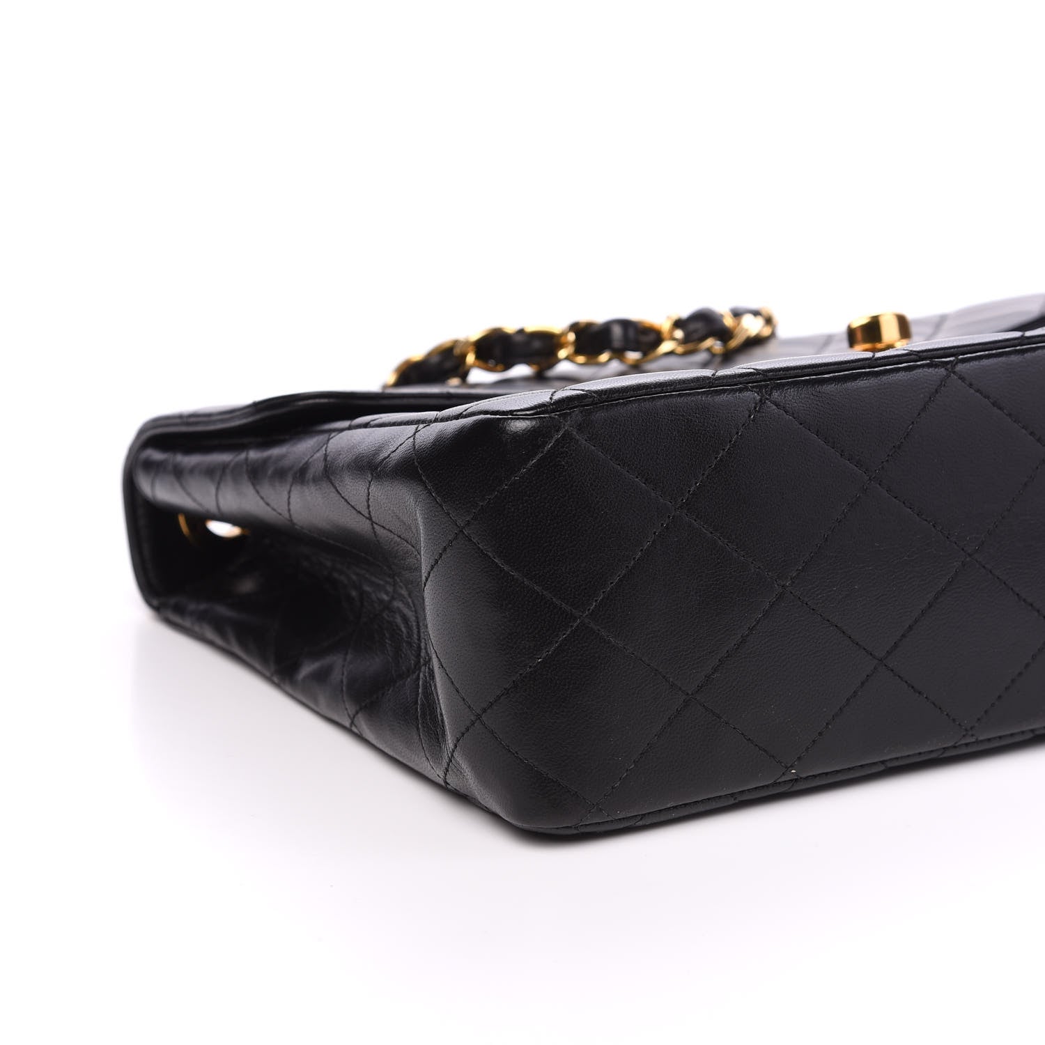 Chanel Lambskin Quilted Jumbo Single Flap Black 7 of 9