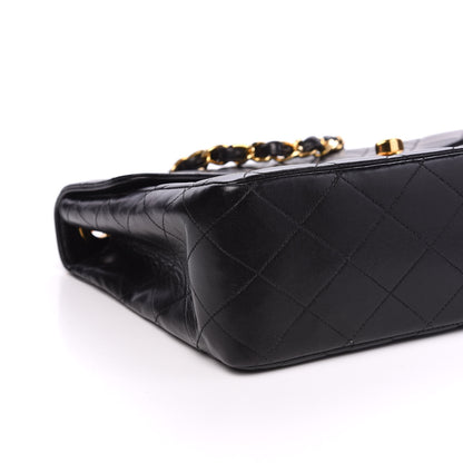 Chanel Lambskin Quilted Jumbo Single Flap Black 7 of 9