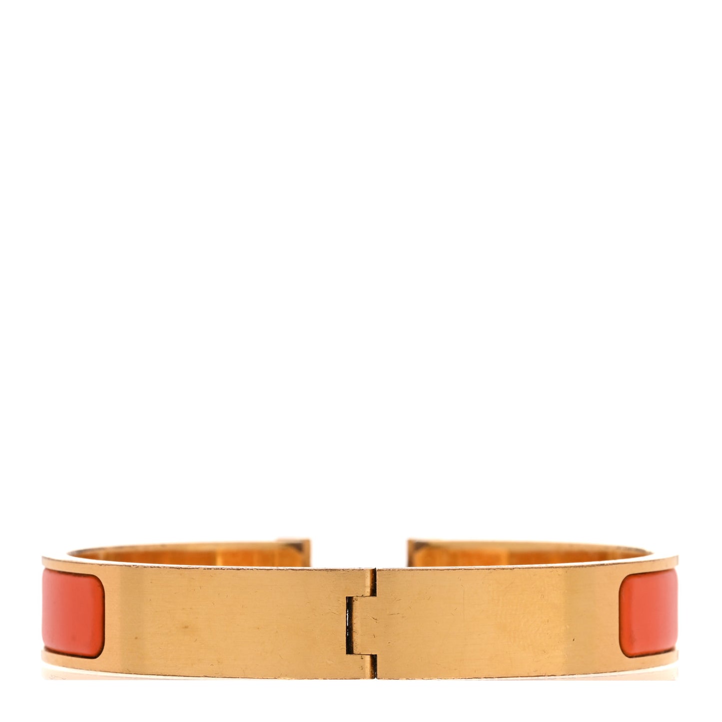 Matte Enamel Narrow Clic Clac HH Bracelet T4 Orange