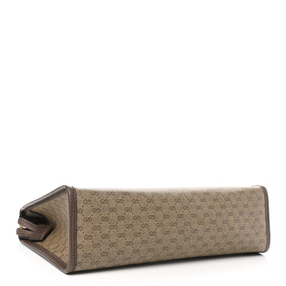 Gucci Mini Vintage GG Supreme Monogram Zip Pouch Beige New Acero 4 of 7