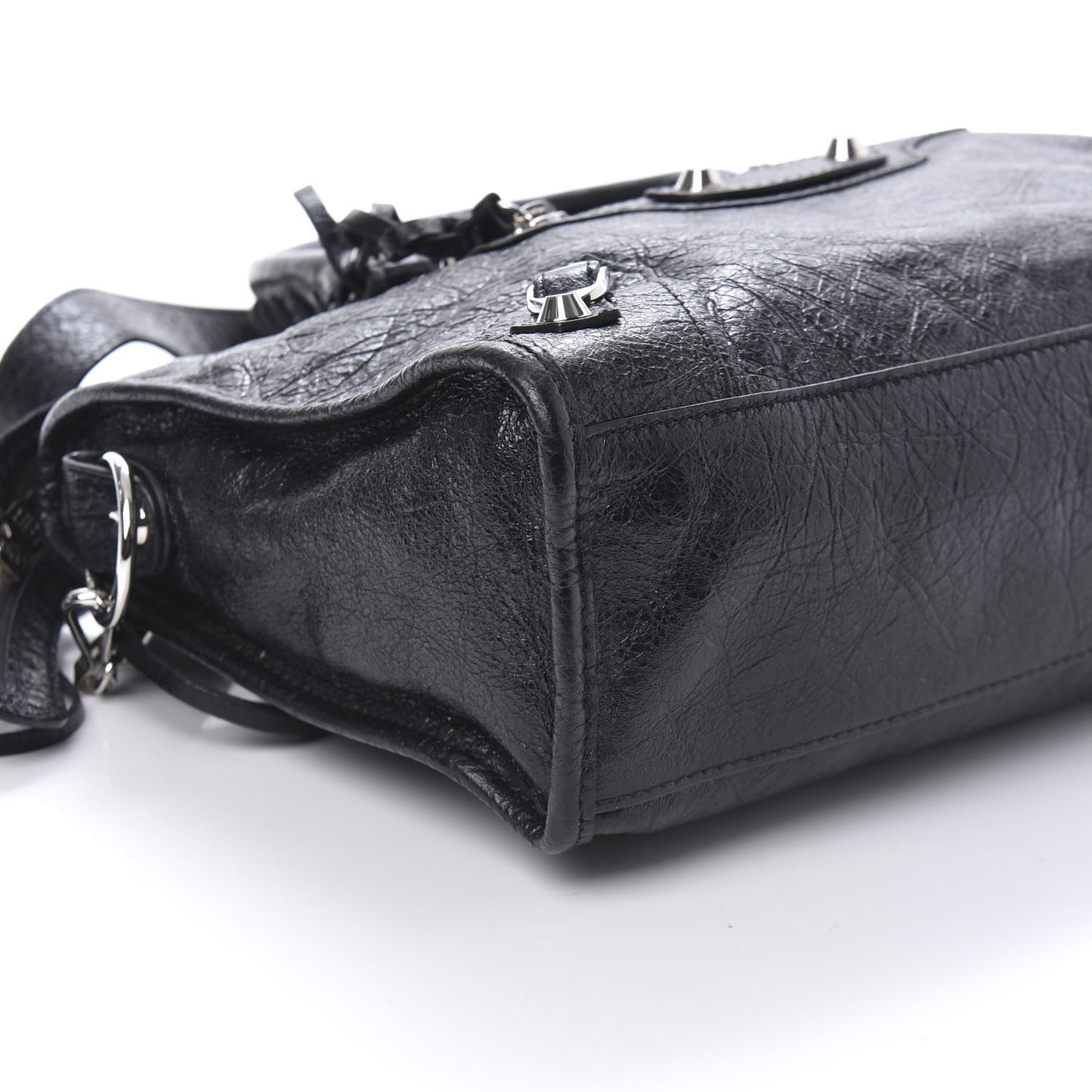 Agneau Classic Silver Hardware S City Black