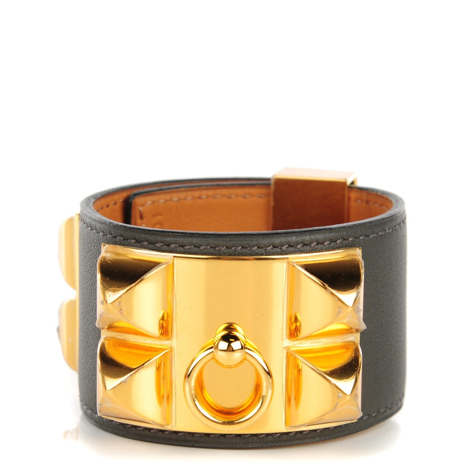 Hermes Swift Collier de Chien CDC Bracelet S Graphite 1 of 6