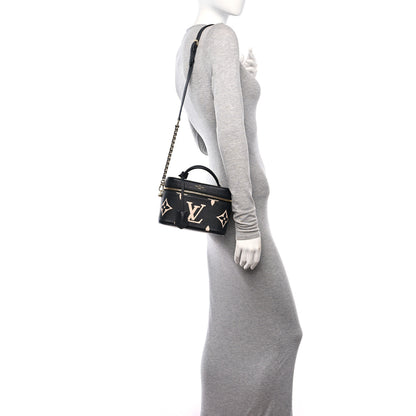 Louis Vuitton Empreinte Monogram Giant Vanity PM Black Beige 2 of 10