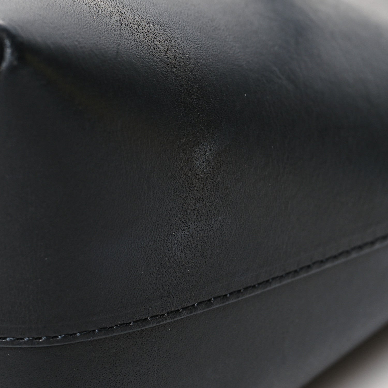 Mansur Gavriel Vegetable Tanned Calfskin Bucket Bag Black Flamma 12 of 13