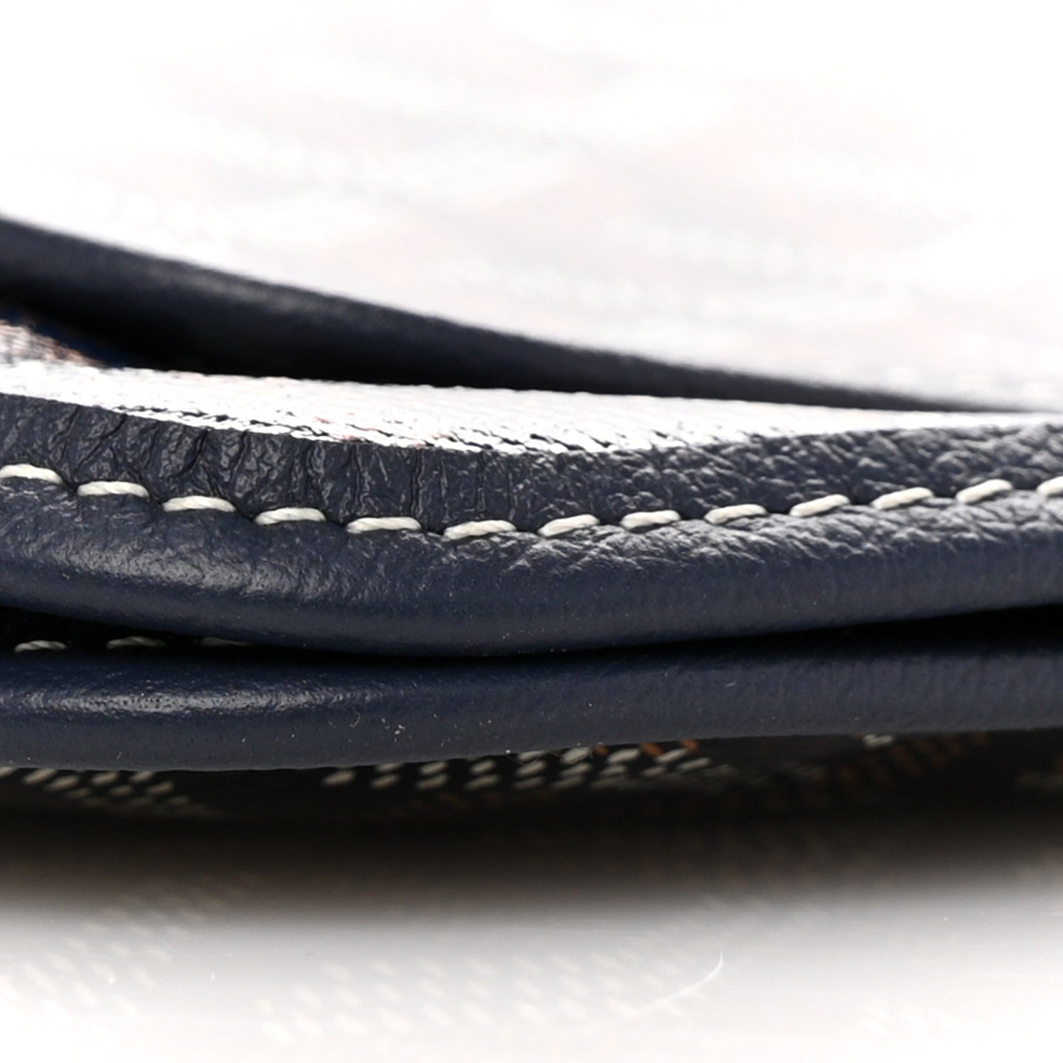 Goyard Goyardine Plumet Wallet Clutch Navy 8 of 9