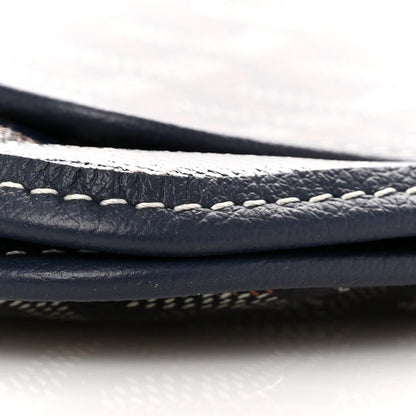 Goyard Goyardine Plumet Wallet Clutch Navy 8 of 9
