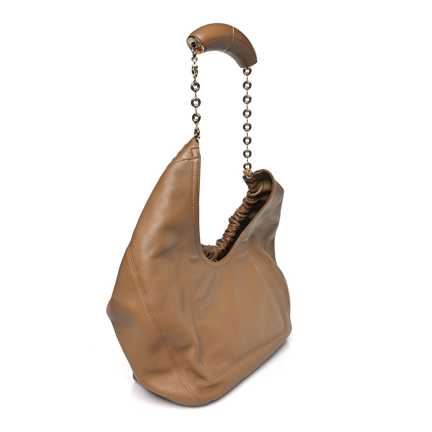 Loewe Mellow Nappa Small Squeeze Bag Oak 3 of 9