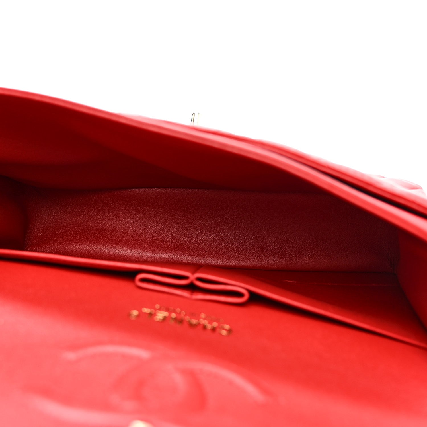 Chanel Lambskin Quilted Medium Double Flap Red 5 of 15