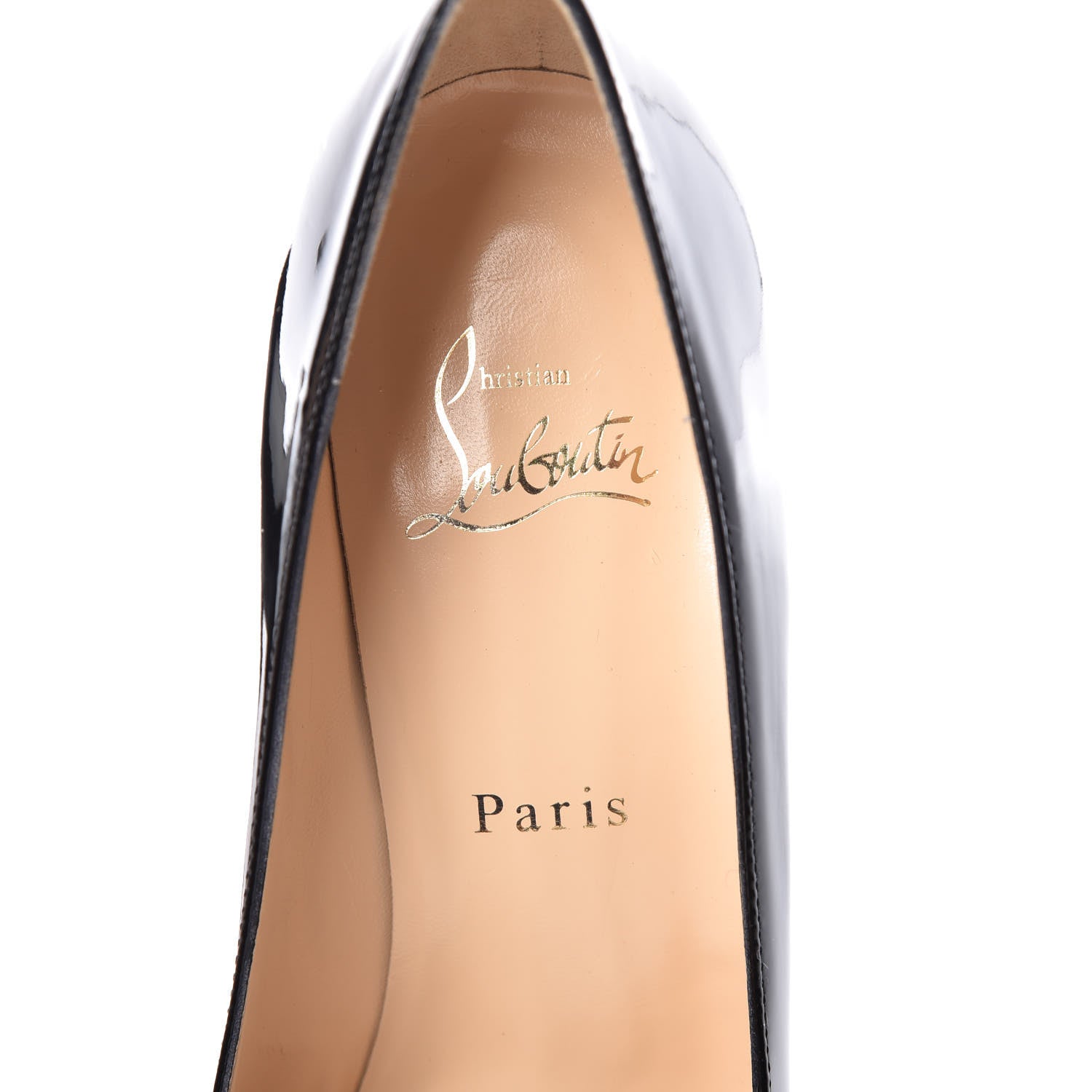 Christian Louboutin Patent Simple 100 Pumps 39 Black 7 of 8
