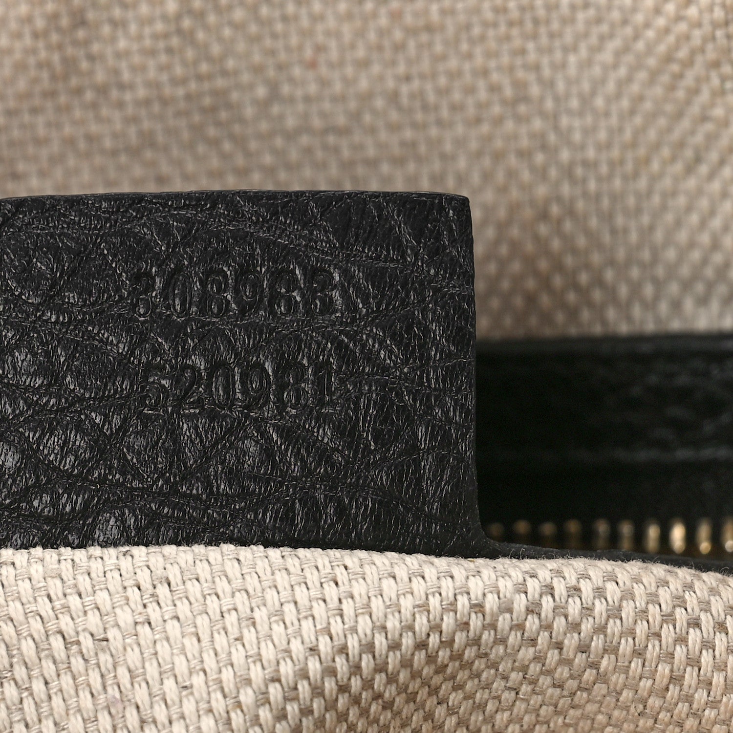 Gucci Pebbled Calfskin Small Soho Bowler Black 6 of 12