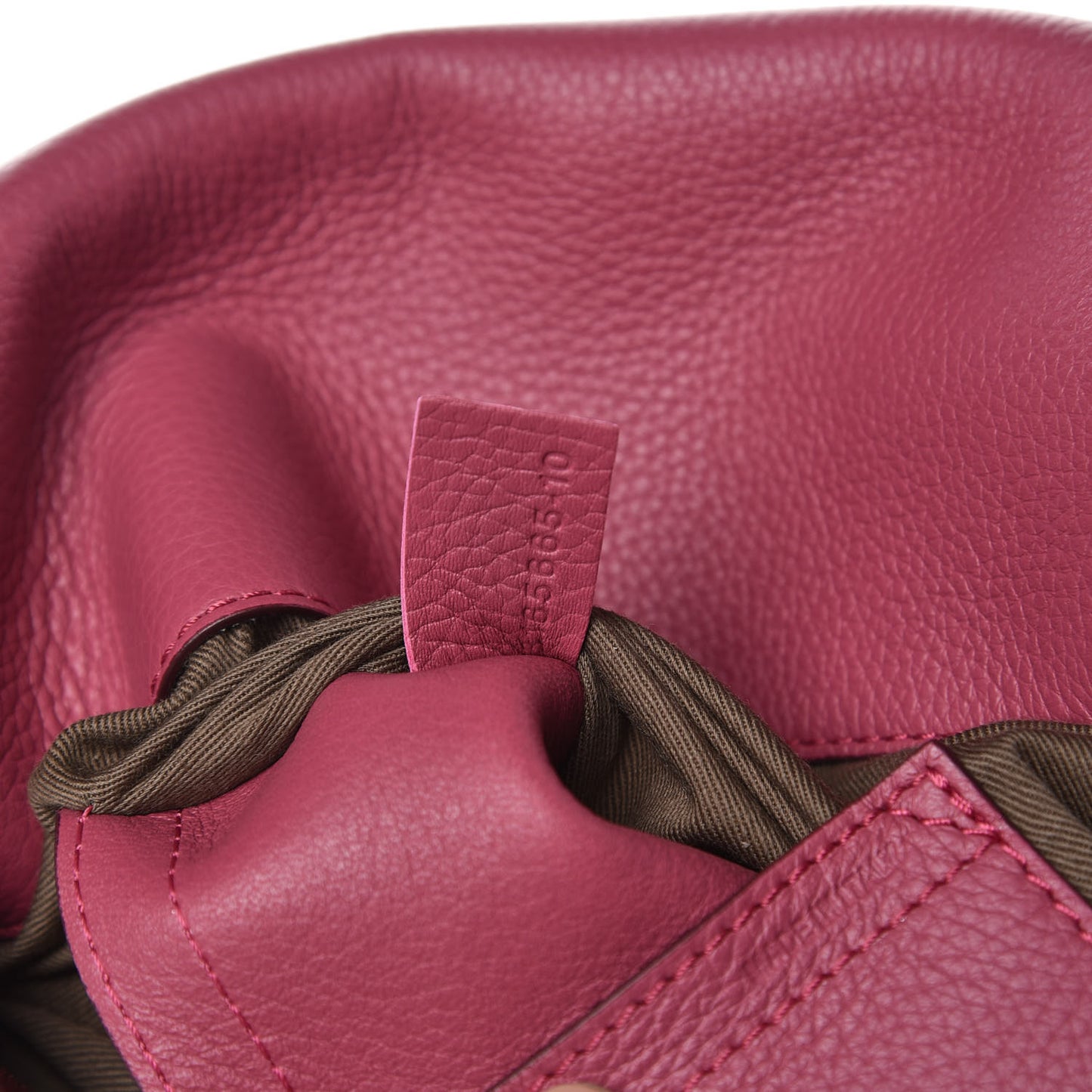 Grained Calfskin Medium Marcie Saddle Bag Dreamy Pink