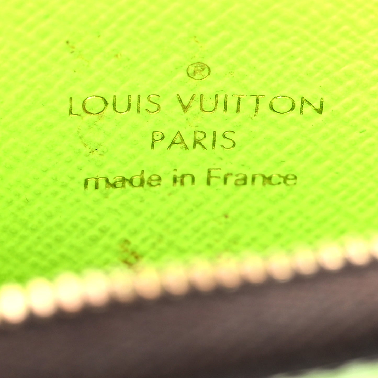 Monogram Graffiti Zippy Coin Purse Wallet Green