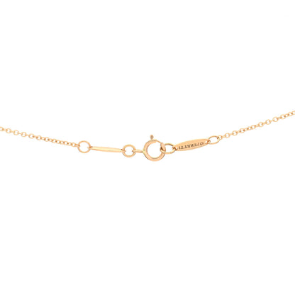 Tiffany 18K Rose Gold Diamond .10ct Elsa Peretti Diamonds by the Yard Pendant Necklace 4 of 5
