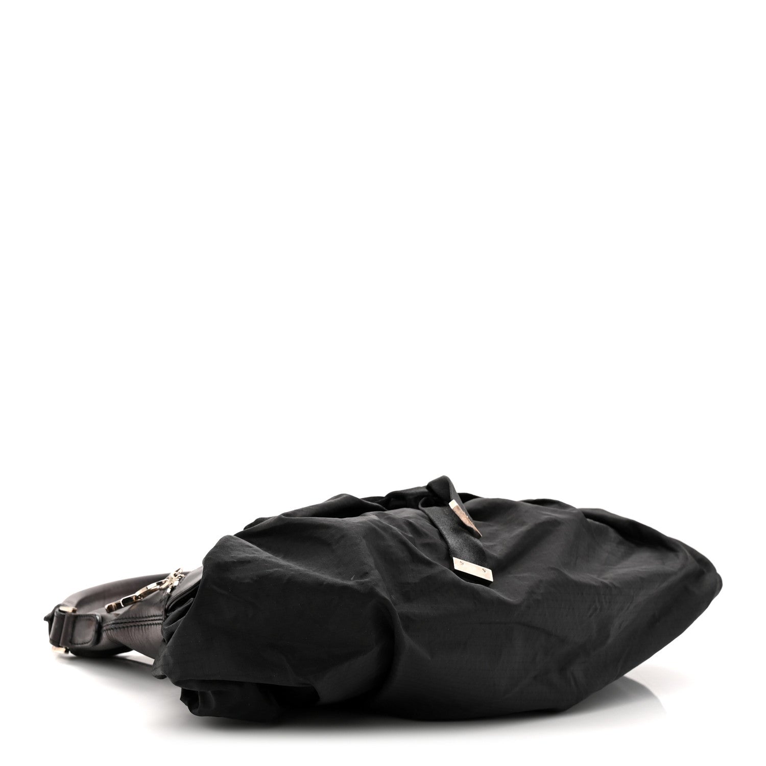 Christian Dior Satin Ballet Evening Bag Black 4 of 10
