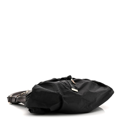 Christian Dior Satin Ballet Evening Bag Black 4 of 10