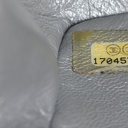 Chanel Metallic Lambskin Quilted Mini Rectangular Flap Silver 7 of 15