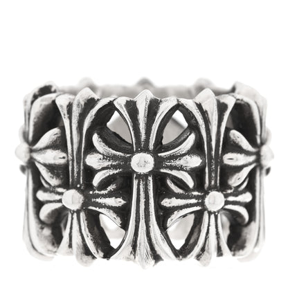 Chrome Hearts Sterling Silver Cemetery Cross Ring 63 10.5 1 of 5