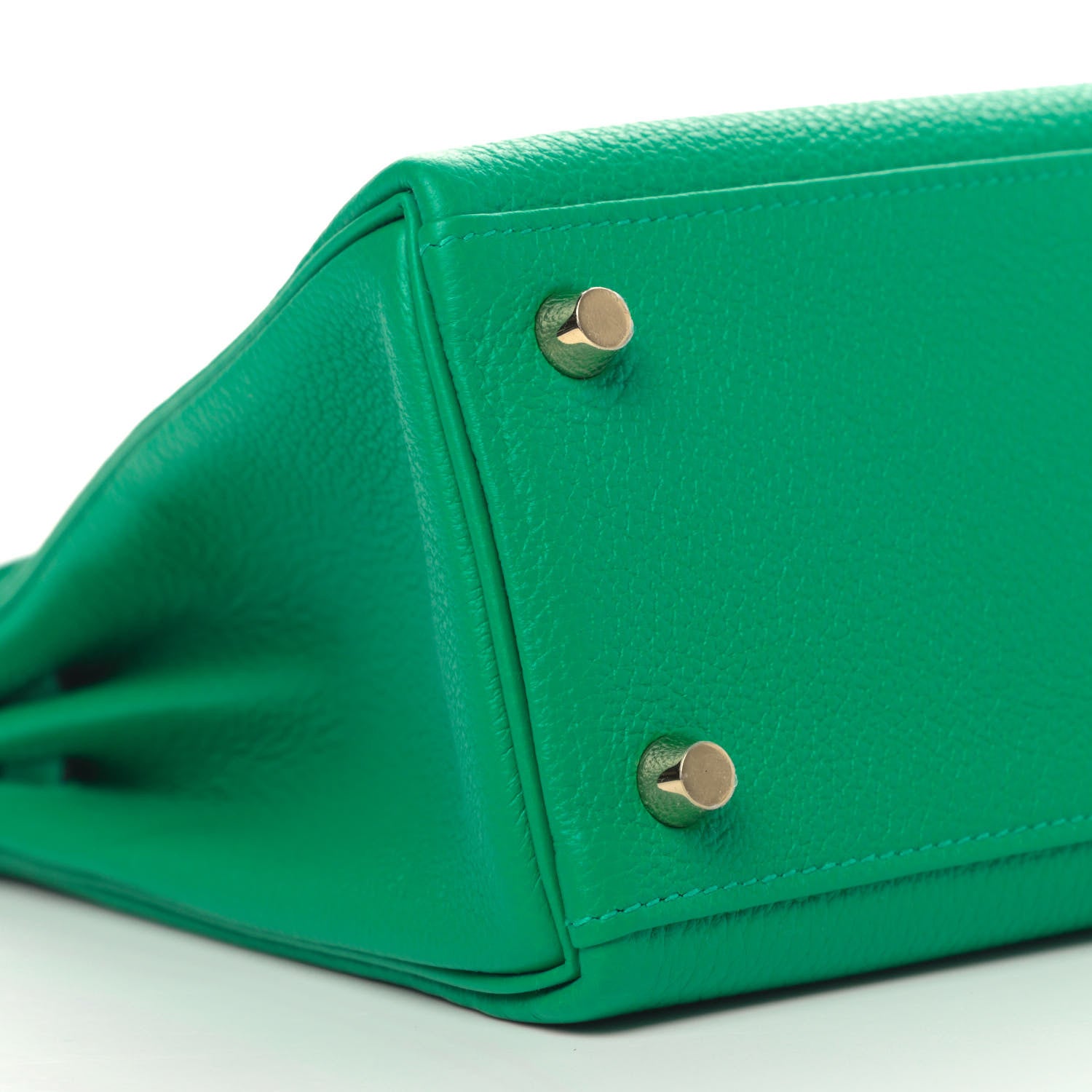 Hermes Togo Kelly Retourne 25 Menthe 7 of 10