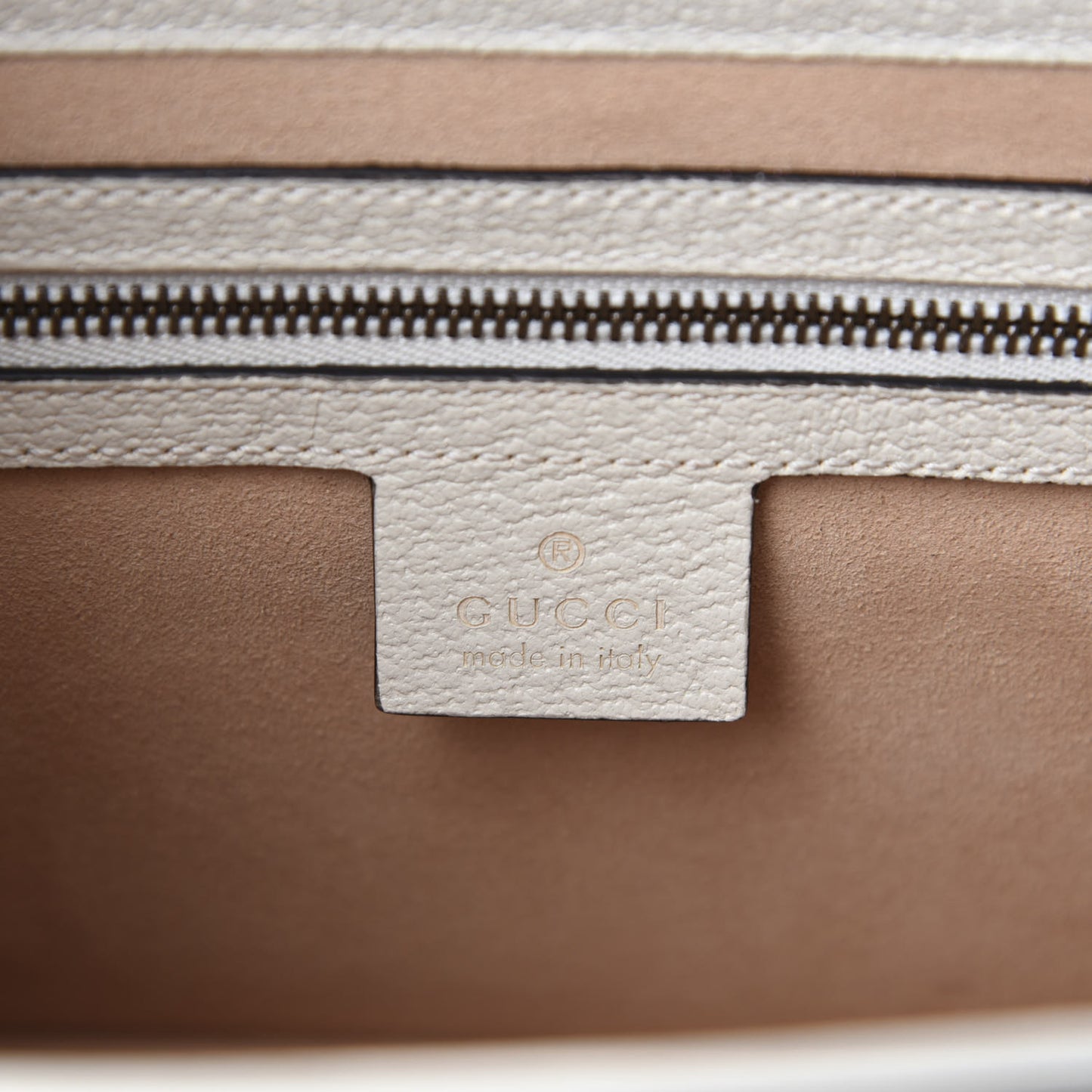 GG Supreme Monogram Small Queen Margaret Top Handle Bag White