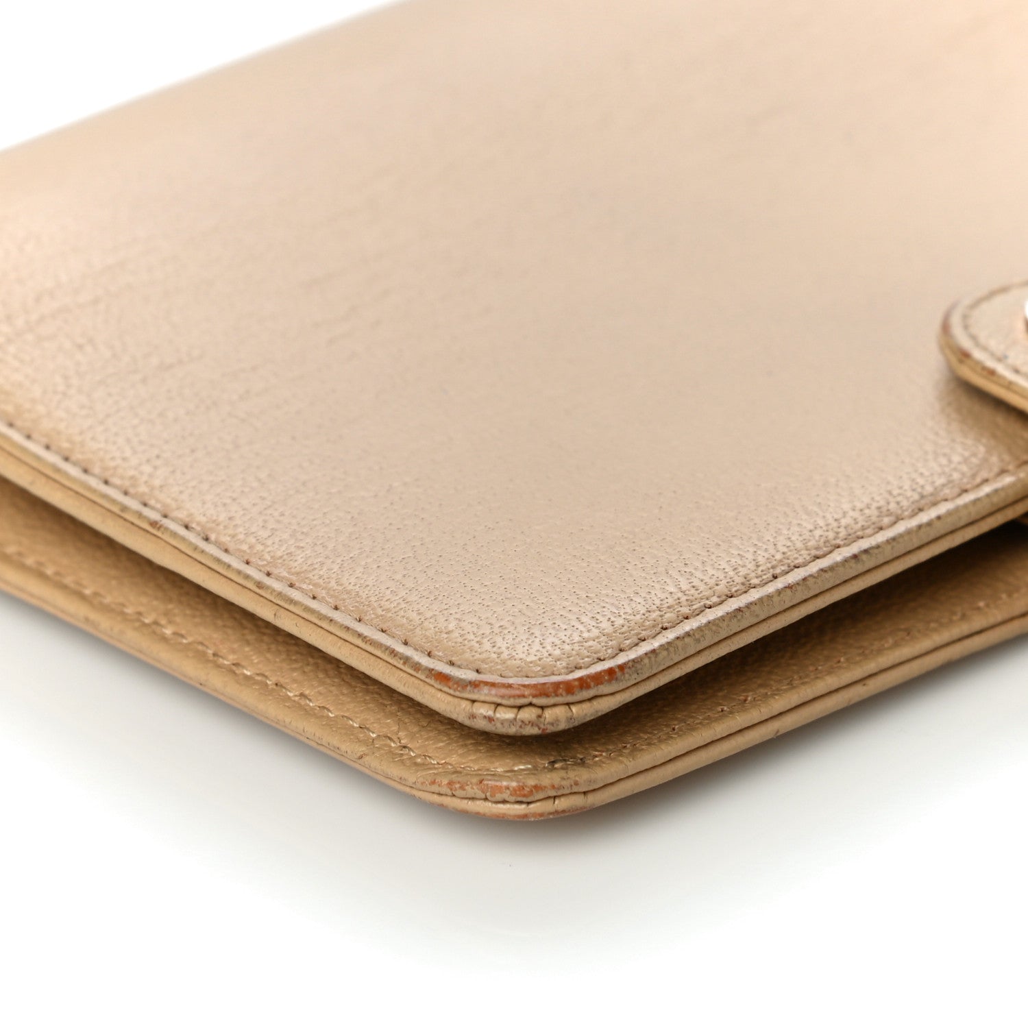 Chanel Goatskin Small Ring Agenda Planner Beige 8 of 22