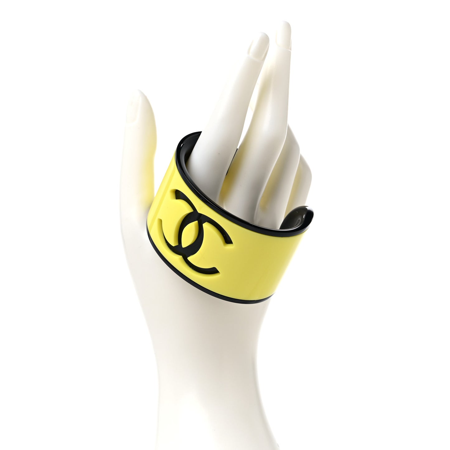 Resin CC Cuff Neon Yellow Black