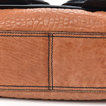 Fendi Nappa Patent B Bag Osso Black 13 of 15