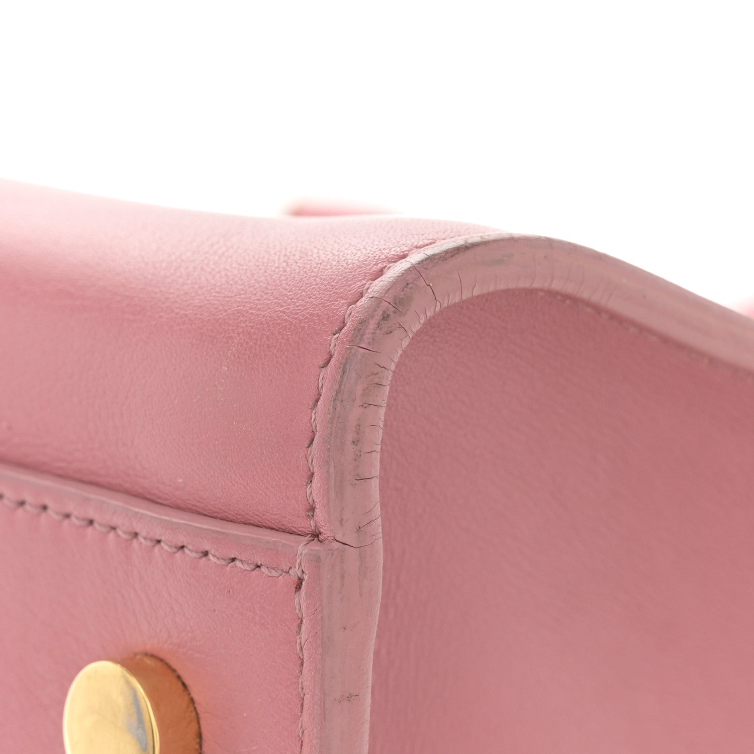 Saint Laurent Smooth Calfskin Small Monogram Cabas Vieux Rose 14 of 15