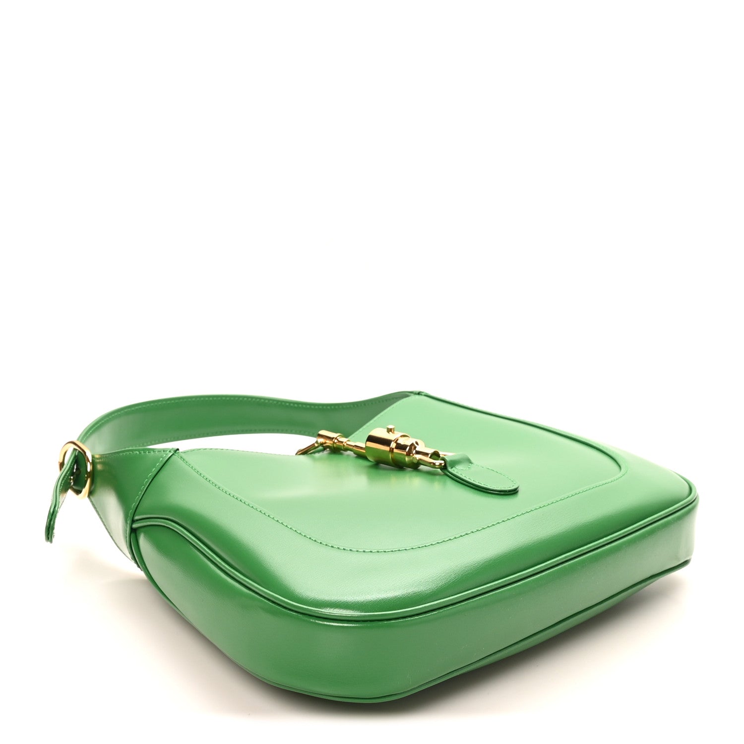 Gucci Boarded Dyana Lux Calfskin Small Jackie 1961 Hobo Spring Green 4 of 9