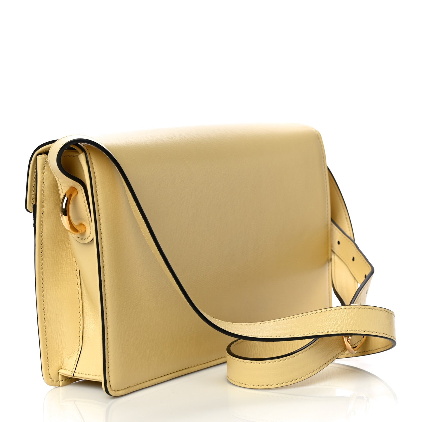 Textured Calfskin Small Torchon GG Ring Shoulder Bag Butter