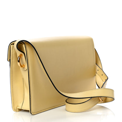 Gucci Textured Calfskin Small Torchon GG Ring Shoulder Bag Butter 2 of 11