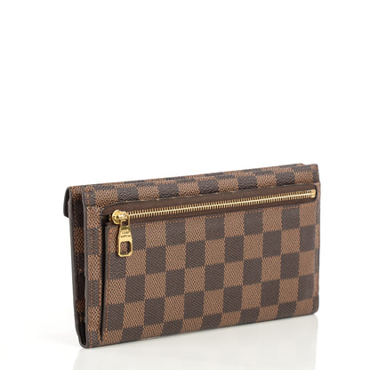 Louis Vuitton Damier Ebene Long Origami Wallet 3 of 7