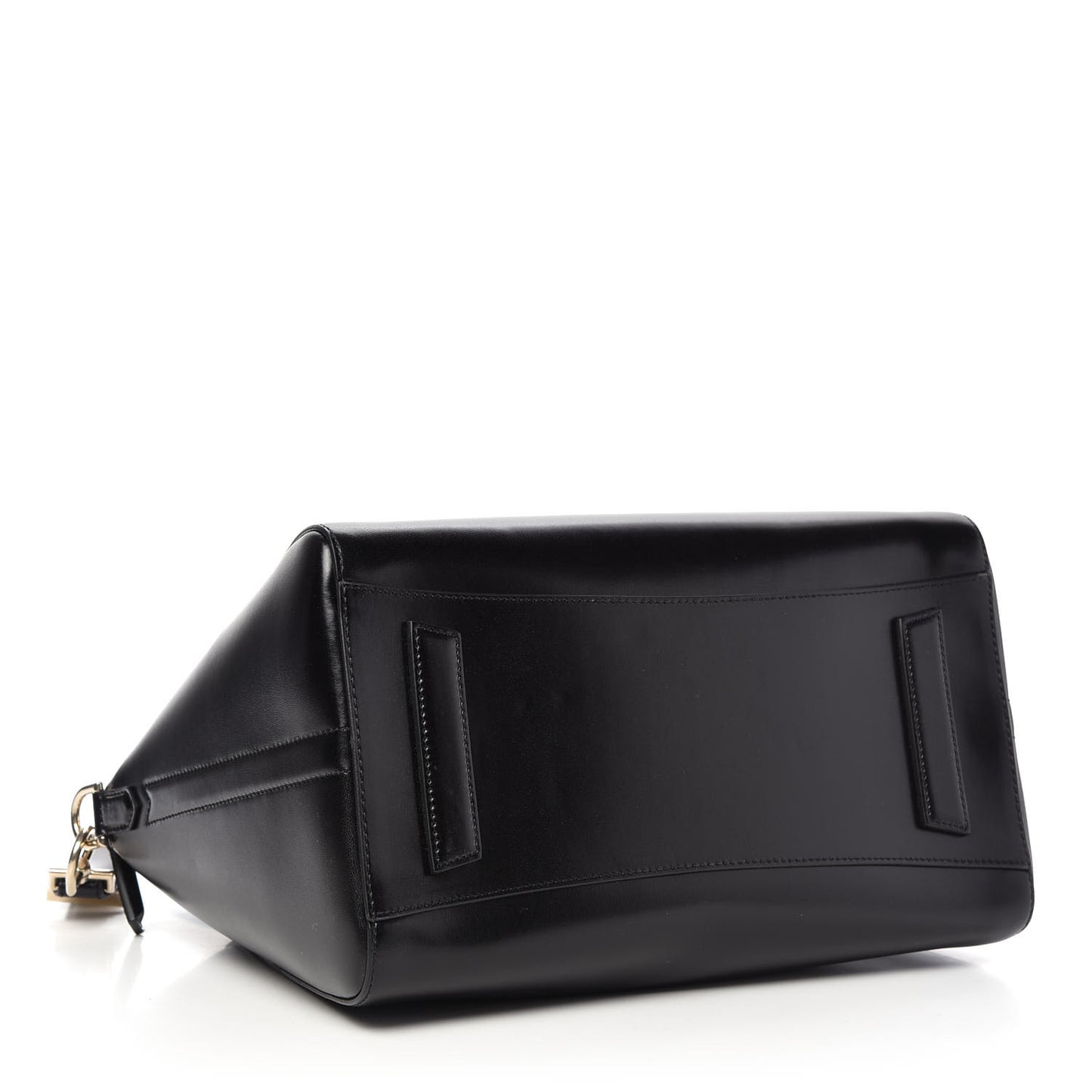 Shiny Lord Calfskin Medium Antigona Black