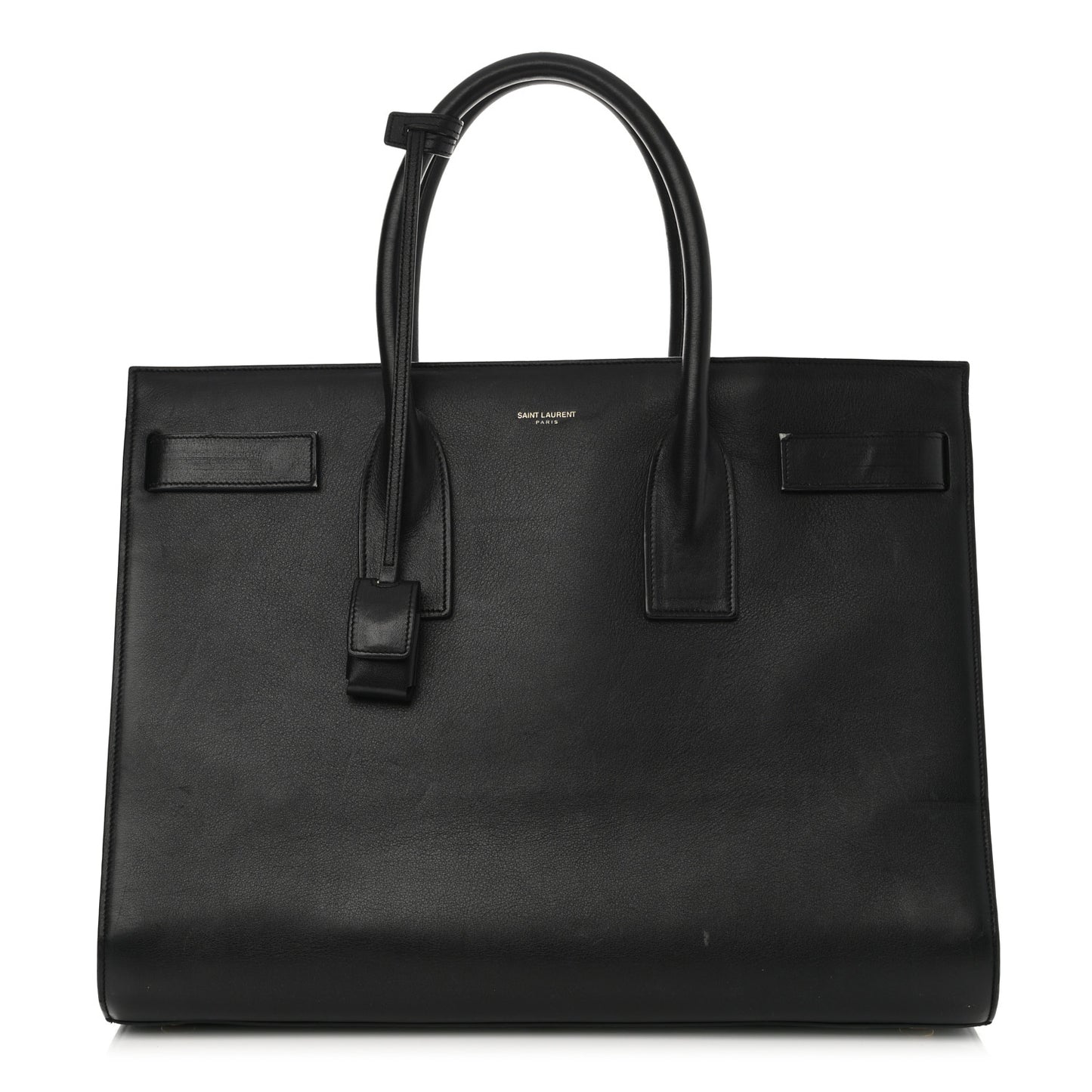 Calfskin Large Sac De Jour Carryall Black