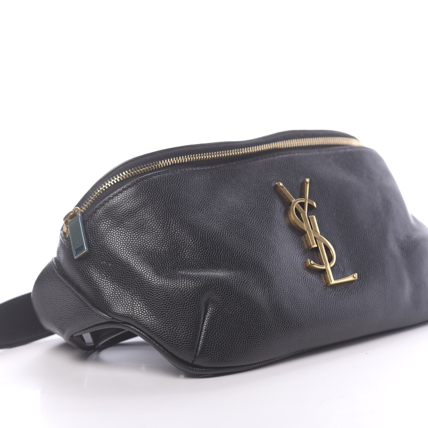 Saint Laurent Grain De Poudre Monogram Belt Bag Black 7 of 9
